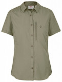  - Fjällräven Damen-Kurzarmbluse Výlet Abisko, Farbe savanna. Velikost XS. písková / XL