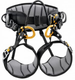  - Petzl Baumklettergurt Sequoia - EN 358 / EN 813, Größe 0. Obvod pasu 65 - 80 cm. Hmotnost 1480 g. Velikost 1. Obvod pasu 70 - 93 cm. Hmotnost 1530 g.