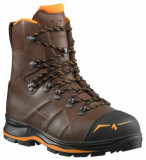  - Haix Schnittschutzstiefel Trekker Mountain 2.0, Farbe braun-orange. Größe 5,5. hnedo-oranžová / 5,5