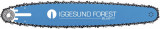  - Kombajnová dráha kombajnu Iggesund Blue Line Power Fit, 82,5 cm, normální držák 67 cm, úzký výstřel