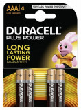  - Duracell baterky AAA Plus napájení (4-balenie) Plus energie. Číslo 4. Typ/IEC AAA/LR03. 1.5 byl. Chemická látka zásadité. Trvanlivé 10 let. Rozměry 44 x 10 x 10 mm (VxŠxH). Hmotnost 14 g.