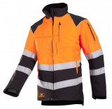  - SIP ochranný plášť, barva šedá / světle oranžová. Velikost L. šedá-hi-vis oranžová / 3XL