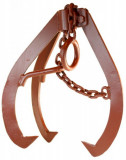  - Holzzange, 55 cm, 3-armig