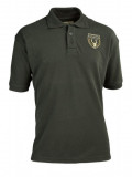  - Hubertus Herren-Poloshirt Piqué, Farbe dunkeloliv. Größe S. tmavě - olivováová / 4XL