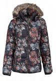 - Blue Flame Damen-Steppjacke, Farbe schwarz bedruckt. Größe 36. čierna bedruckt / 38